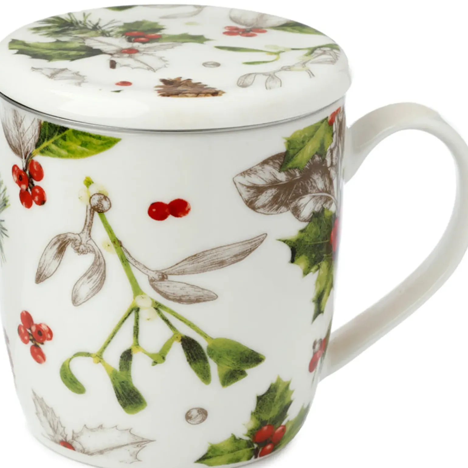 Caneca Com Infusor - Inverno Botânico