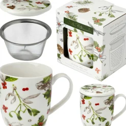 Caneca Com Infusor - Inverno Botânico
