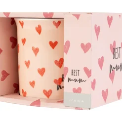 Caneca Corações Best Mum