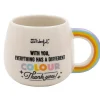 Caneca 3D Arco-Íris - Cor Diferente