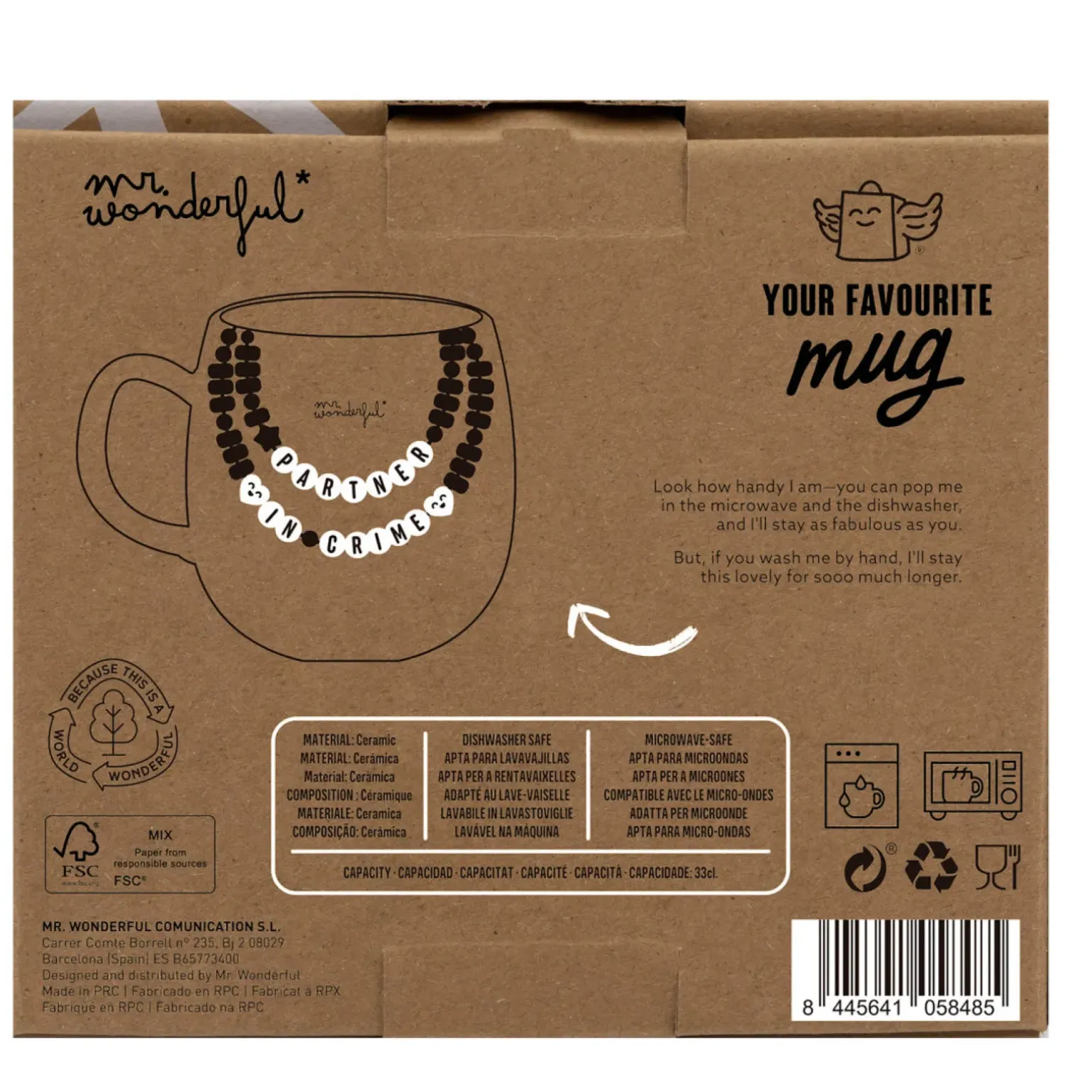 Caneca 3D Pulseira - Pessoa Favorita