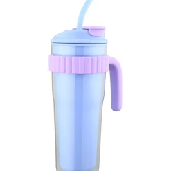 Caneca Happiness Azul e Lilás