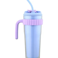 Caneca Happiness Azul e Lilás