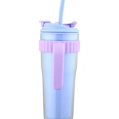 Caneca Happiness Azul e Lilás