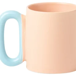 Caneca Laranja com Asa Azul Think