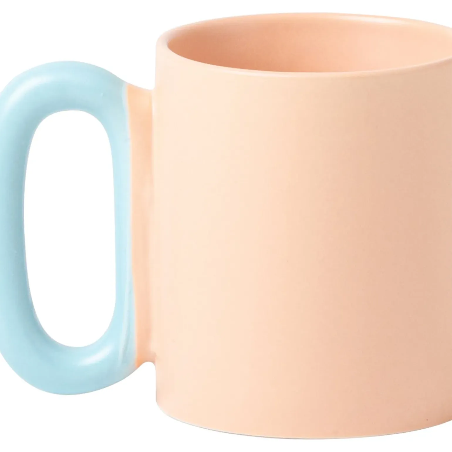 Caneca Laranja com Asa Azul Think
