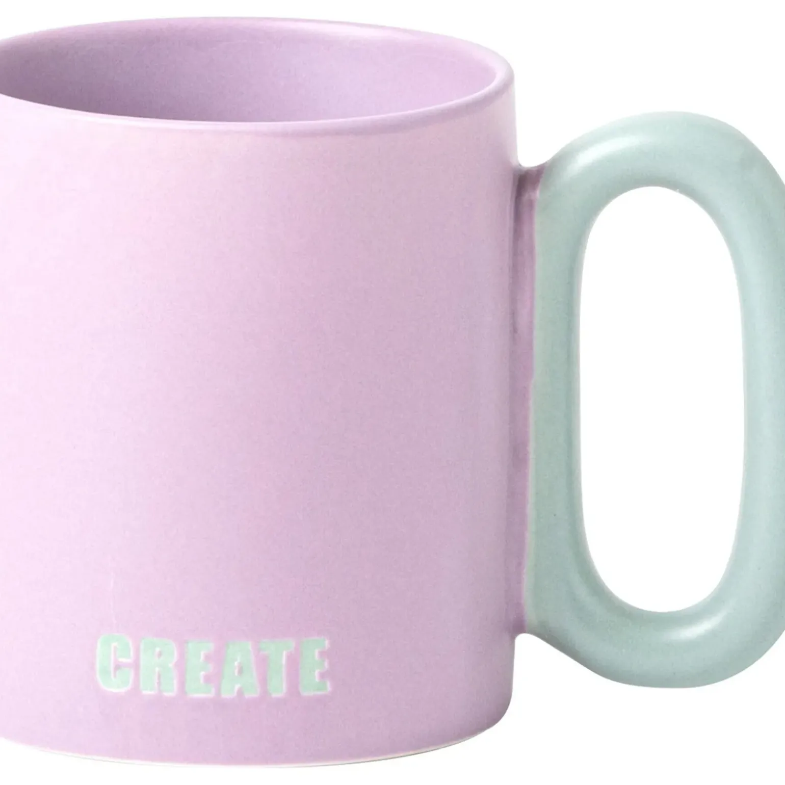 Caneca Lilás com Asa Verde Create