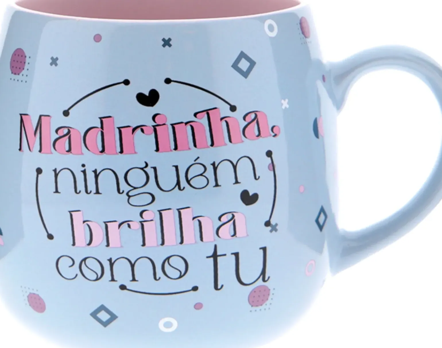 Caneca 400ml - Madrinha, Ninguém Brilha Como Tu
