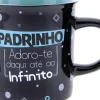 Caneca 430ml - Padrinho Adoro-te Infinito