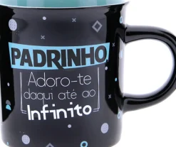 Caneca 430ml - Padrinho Adoro-te Infinito