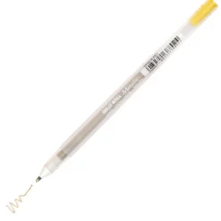 Caneta Gelly Roll Cor Metalica Amarelo Sakura