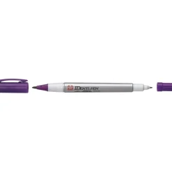 Caneta Permanente Dupla Identi Pen Purpura Sak