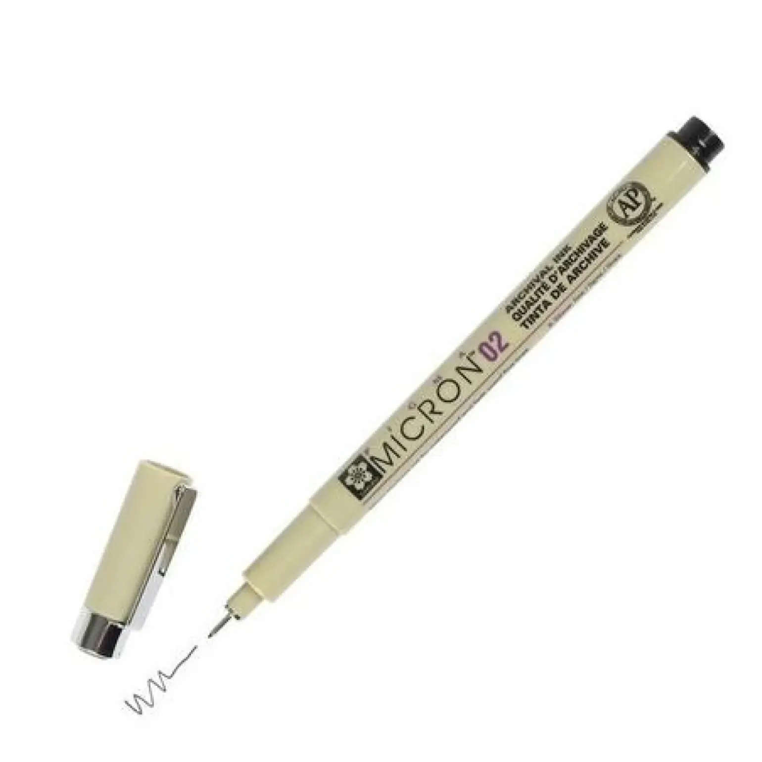 Caneta Sakura Pigma Micron 02 Cor Preta
