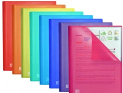 Capa Catálogo A4 20 Bolsas Cristal Sortido Oxford
