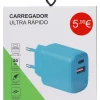Carregador Tomada Com Entrada Usb E Type