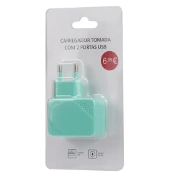 Carregador Tomada 2 USB