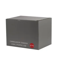 Carregador Tomada 2 USB