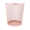 Cesto Papeis Rose Gold
