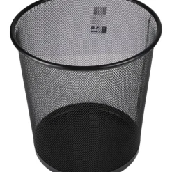 Cesto Papéis Metal Preto