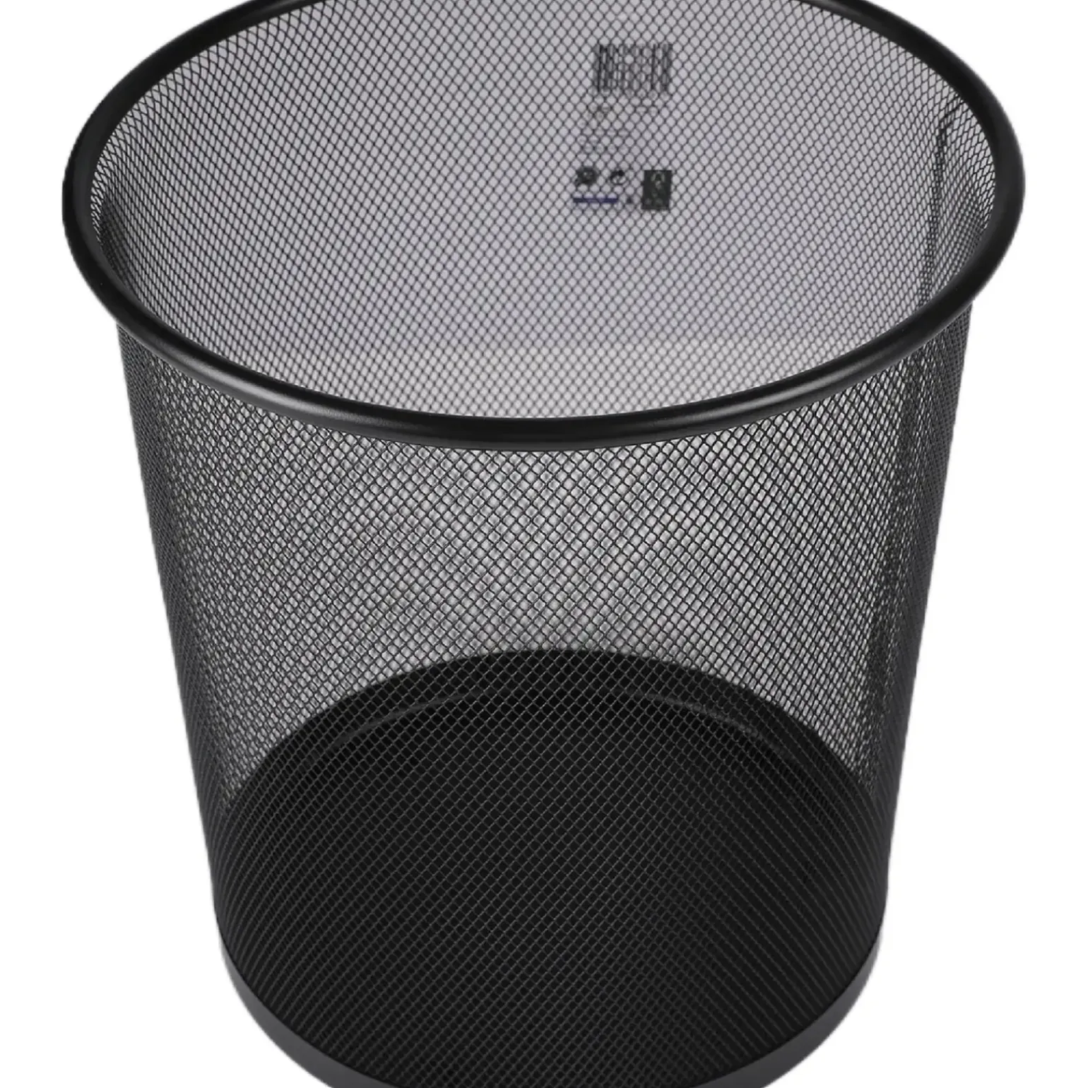 Cesto Papéis Metal Preto