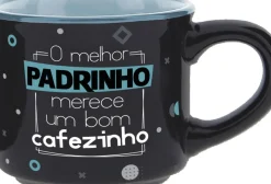 Chávena 50ml - Melhor Padrinho Merece Bom Cafezinho