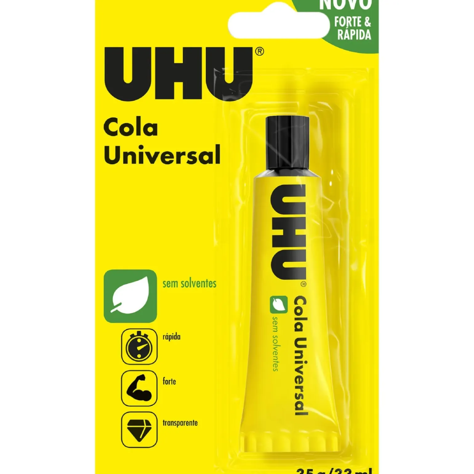 Cola Universal Sem Solventes 35G/33Ml Uhu