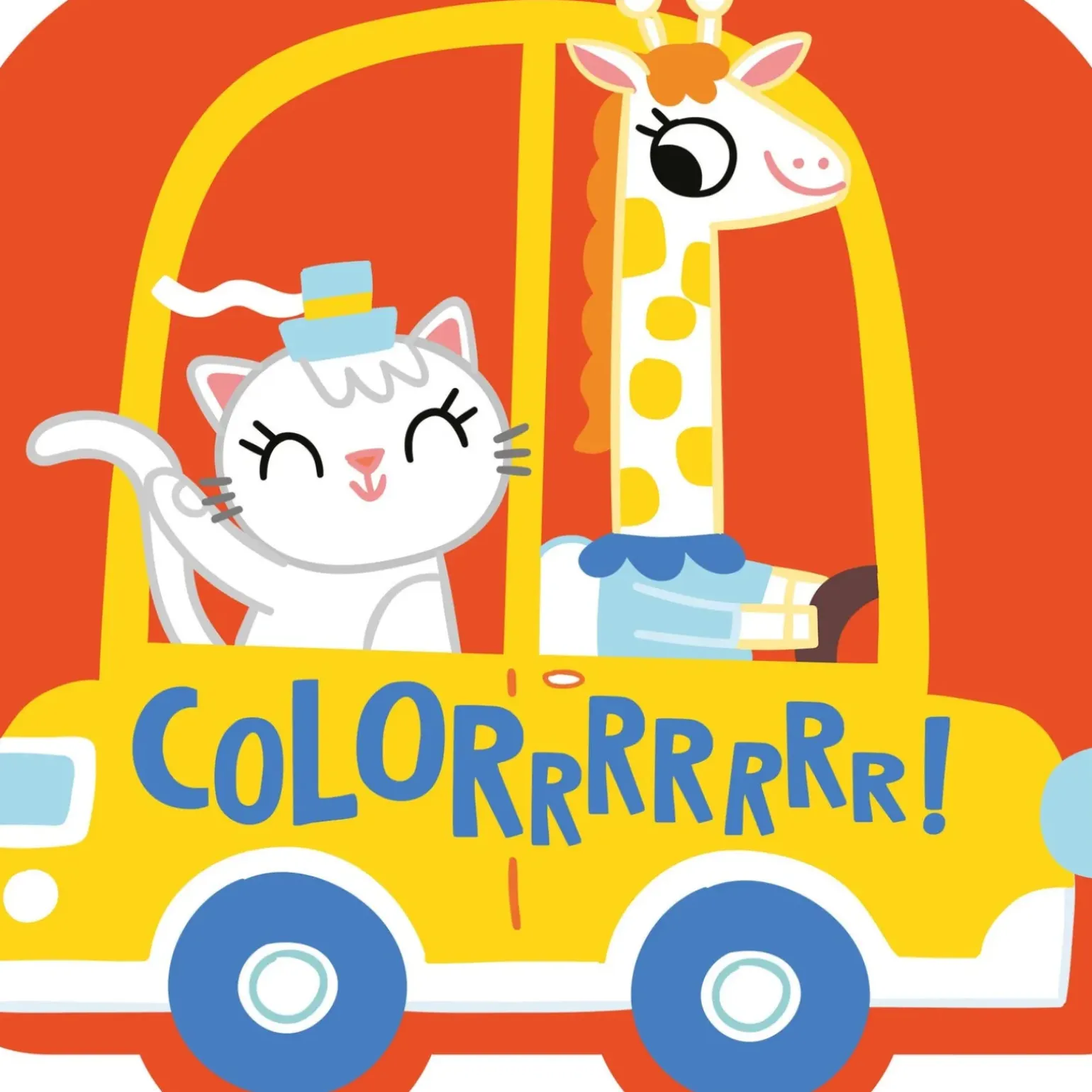 Colorrrr! Carro - Laranja - COLORRRR!