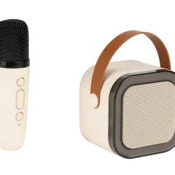 Coluna Bluetooth com Microfone Led
