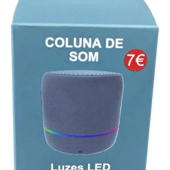 Coluna de Som Azul Fusion