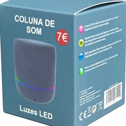 Coluna de Som Azul Fusion