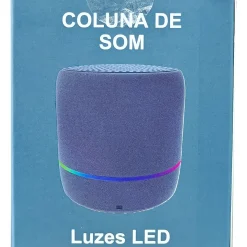 Coluna de Som Azul Fusion