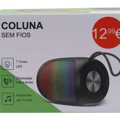 Coluna Sem Fios 3W Bluetooth 5.0