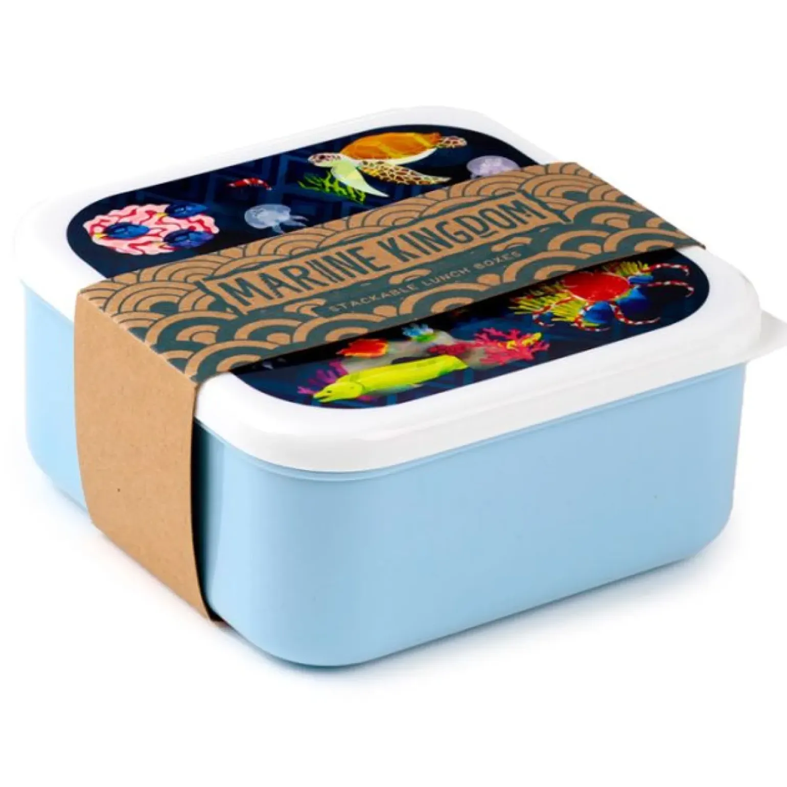 Conjunto 3 Caixas Lanche - Reino Marinho