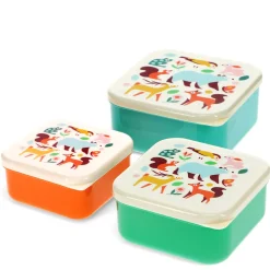 Conjunto 3 Caixas Lanche - Woodland