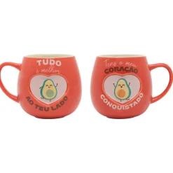 Conjunto 2 Canecas - Tudo É Melhor Ao Teu