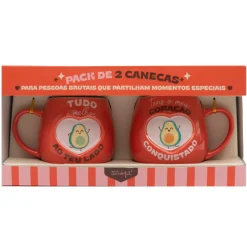 Conjunto 2 Canecas - Tudo É Melhor Ao Teu