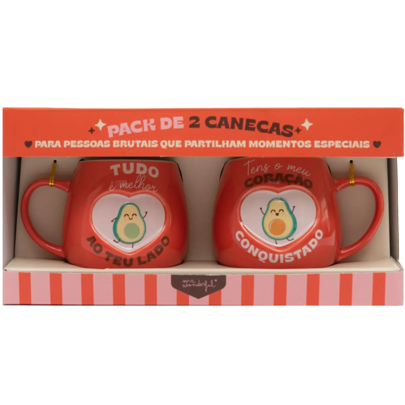 Conjunto 2 Canecas - Tudo É Melhor Ao Teu