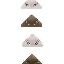 Conjunto 4 Clips Triangulares 5,3x3,1cm