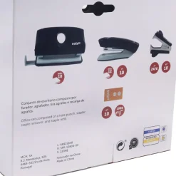Conjunto de Furador, Saca Agrafos, Agrafador e Agrafos Note!