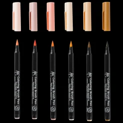 Conjunto de 6 Marcadores Sakura Koi Coloring Brush