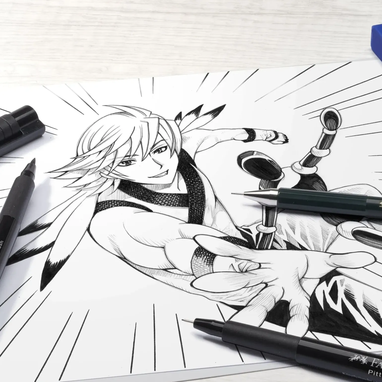 Conjunto Desenho Iniciação Pitt Manga