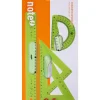 Conjunto Flex Régua 30cm + Esquadro + Transferidor Note!