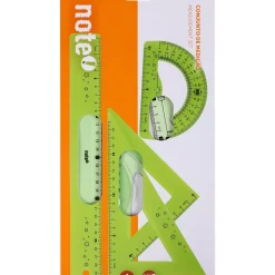 Conjunto Flex Régua 30cm + Esquadro + Transferidor Note!