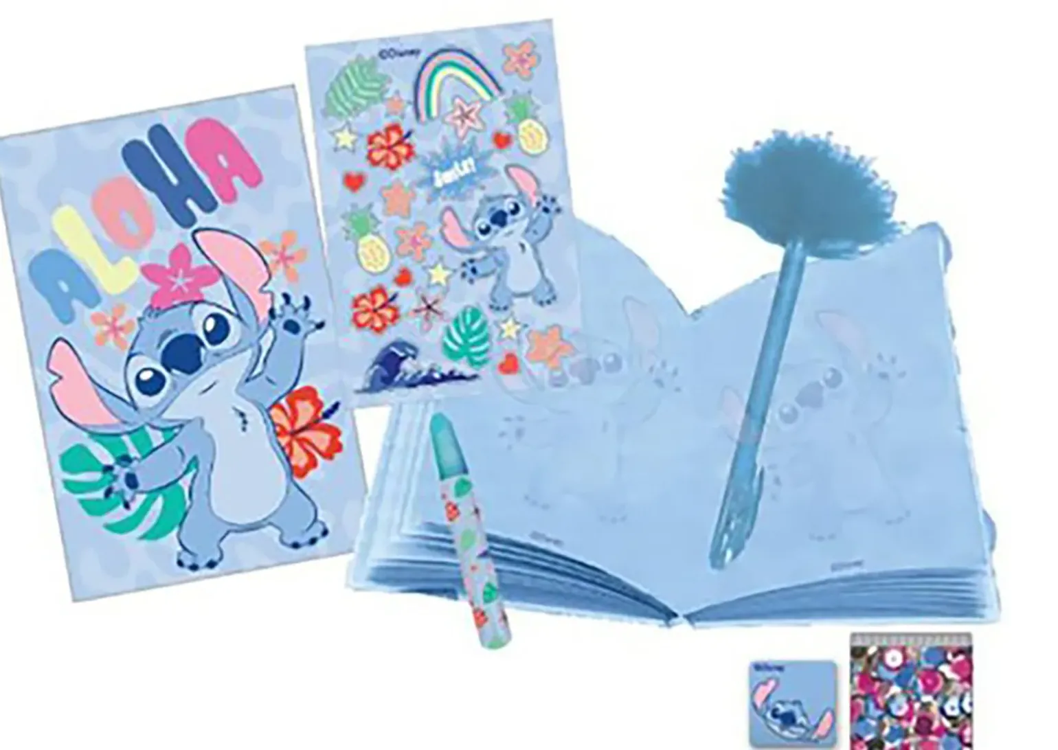 Conjunto Gift Diário Stitch