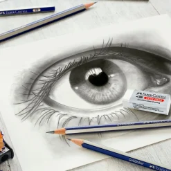 Conjunto 2 Lápis HB + Afia + Borracha Faber Castell