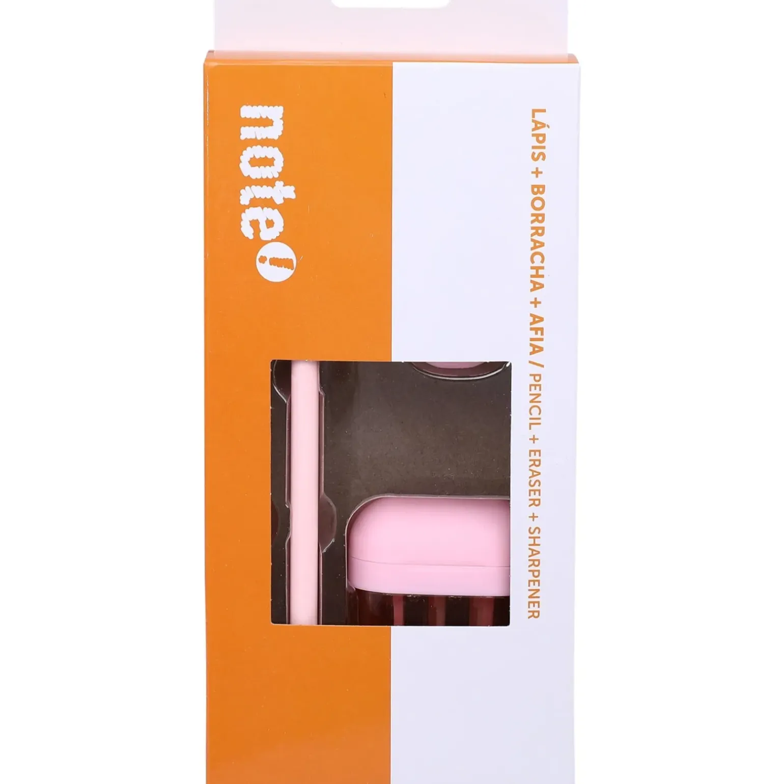 Conjunto Lápis Hd+Borracha+Afia Pastel Note!