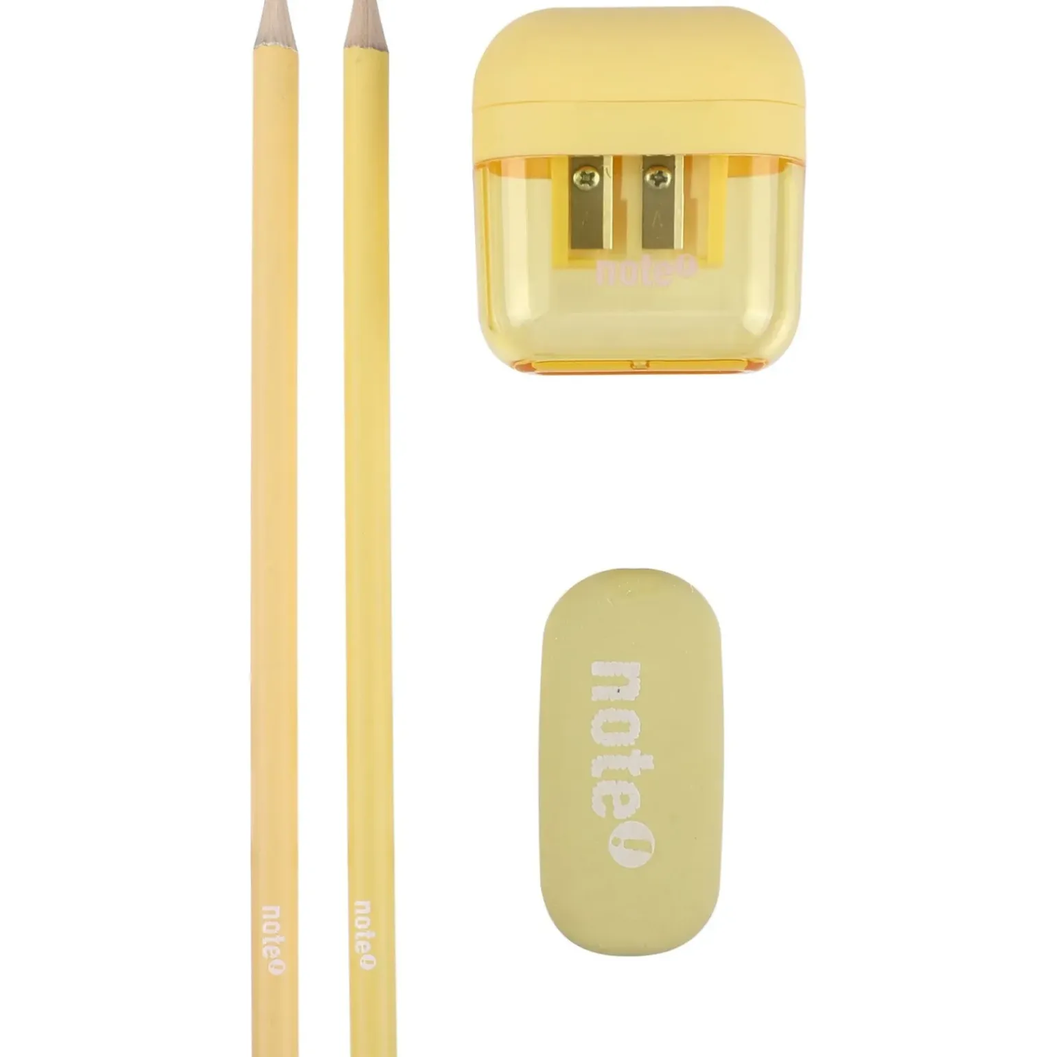 Conjunto Lápis Hd+Borracha+Afia Pastel Note!