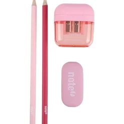 Conjunto Lápis Hd+Borracha+Afia Pastel Note!