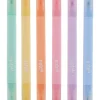 Conjunto 6 Marcadores Fluor Pastel
