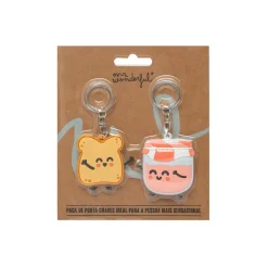 Conjunto 2 Porta-Chaves - Torrada E Doce